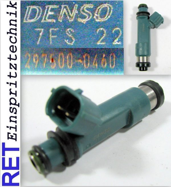Einspritzdüse DENSO 297500-0460 Mazda 7FS22 Original gereinigt & geprüft