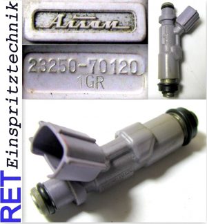 Einspritzdüse Injector 23250-70120 Lexus IS 200 2,0 gereinigt & geprüft