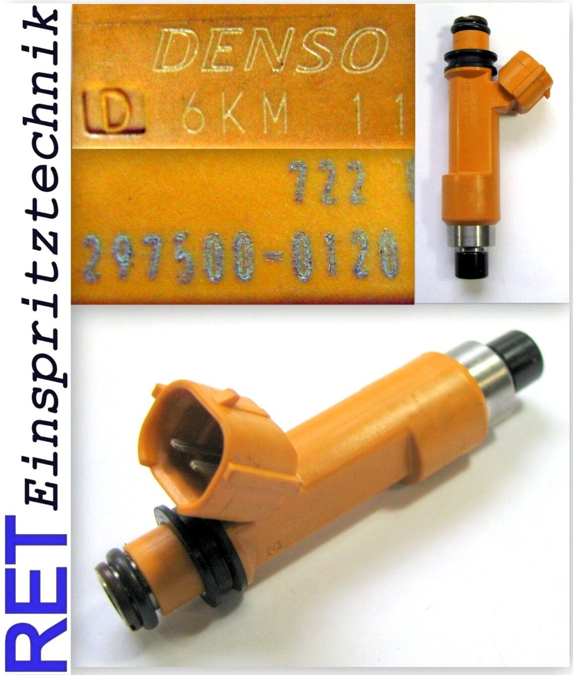 Einspritzdüse Injector DENSO 297500-0120 Suzuki Jimny gereinigt & geprüft