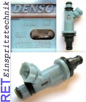 Einspritzdüse Injector DENSO 23250-46090 Lexus GS 300 gereinigt & geprüft