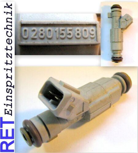 Einspritzdüse Einspritzventil Bosch 0280155809 Peugeot 306 gereinigt & geprüft