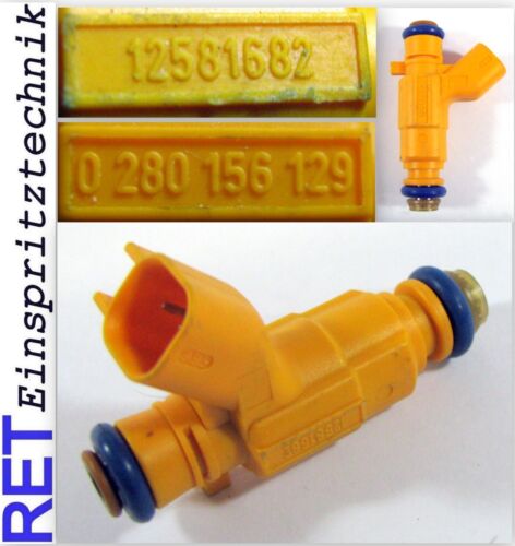 Einspritzdüse Injector BOSCH 0280156129 Opel Signum 12581682 gereinigt & geprüft