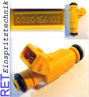 Einspritzdüse BOSCH 0280156102 Porsche Cayenne 9PA 4,5 neu / original