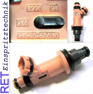 Einspritzdüse DENSO 23250-50030 Lexus GS 430 gereinigt & geprüft