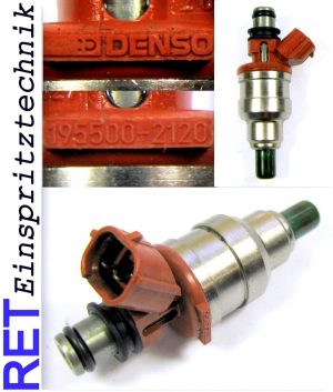 Einspritzdüse DENSO 195500-2120 Mazda 323 Daihatsu Charade gereinigt & geprüft
