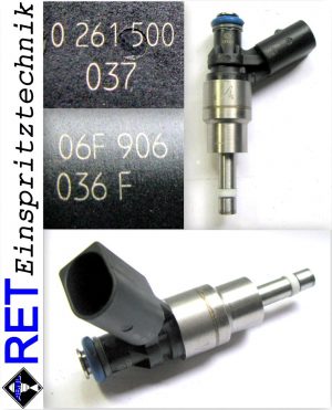 Einspritzdüse BOSCH 0261500037 VW Golf 5 2,0 06F906036F generalüberholt