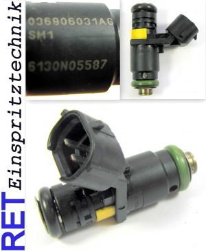 Einspritzdüse 036906031AG VW Polo SEAT Leon 1,4 gereinigt & geprüft