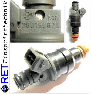 Einspritzdüse Bosch 0280150824 Porsche 944 2,7 generalüberholt