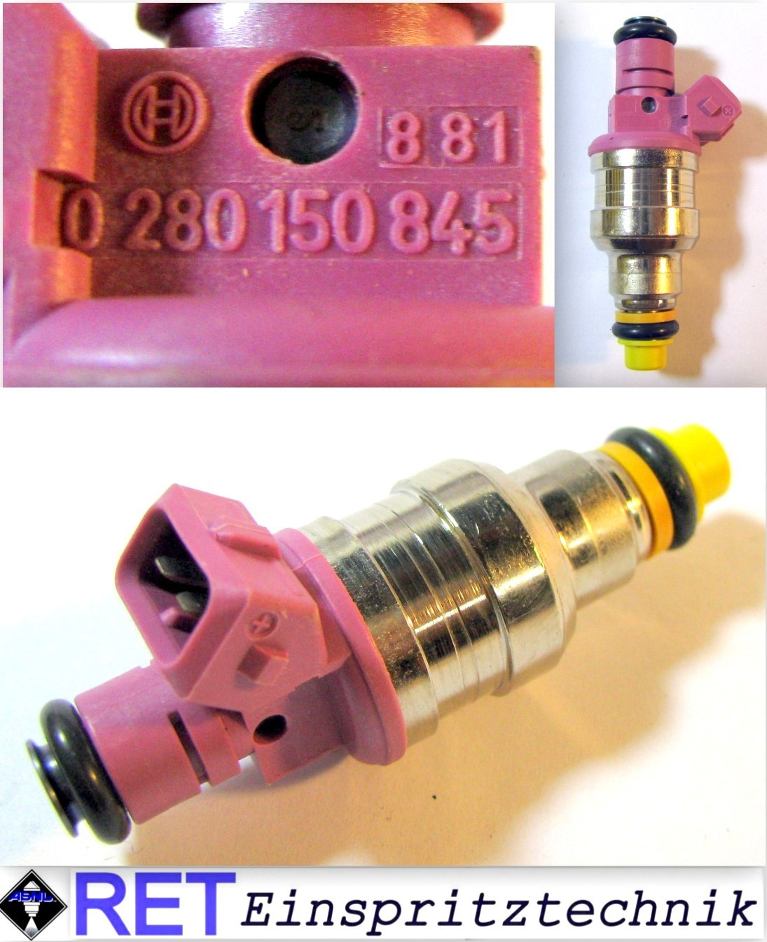 Einspritzdüse BOSCH 0280150845 Motorboot Baggerlader etc generalüberholt