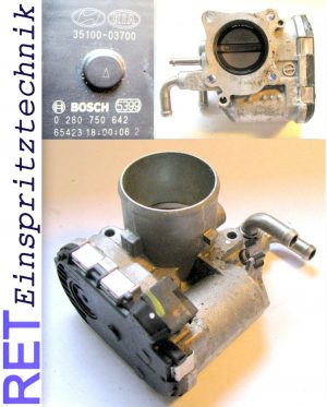 Drosselklappe Bosch 0280750642 Hyundai Kia 35100-03700 original