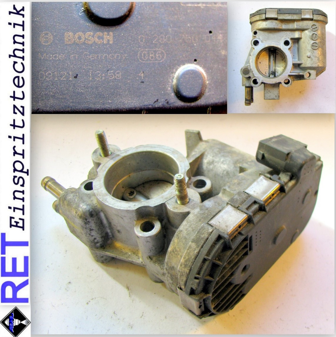 Drosselklappe BOSCH 0280750044 Opel Corsa C 1,2 original