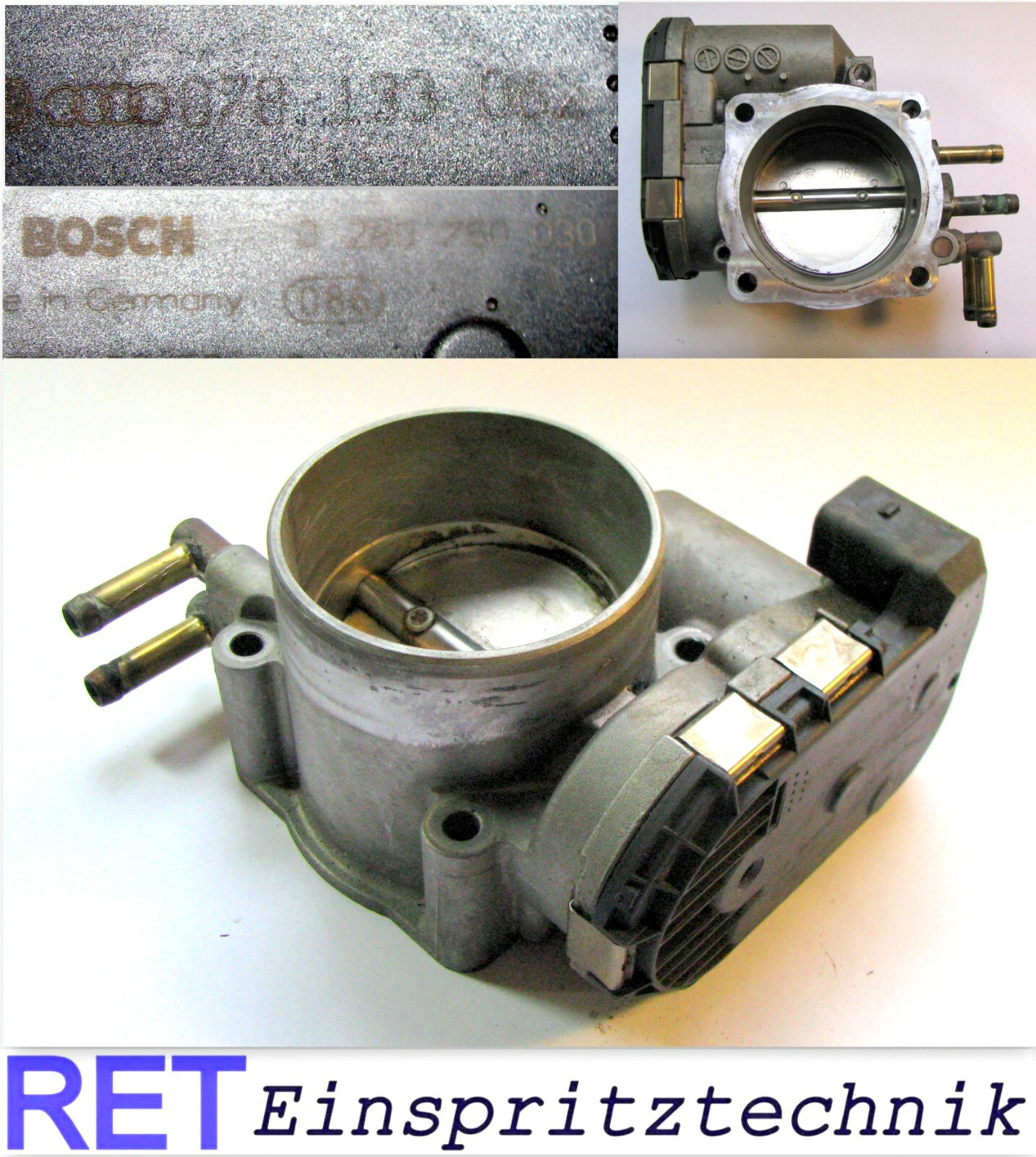 Drosselklappe Bosch 0280750030 VAG Audi A 4 2,8 078133062 original