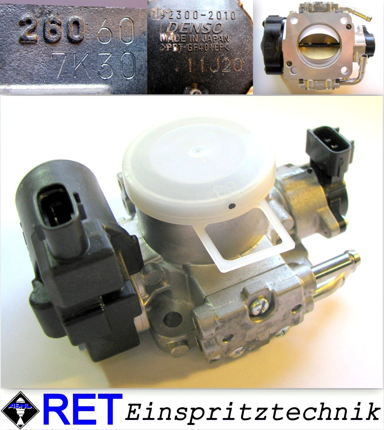 Drosselklappe DENSO 260607K30 Toyota Avensis RAV 4 192300-2010 neu +original