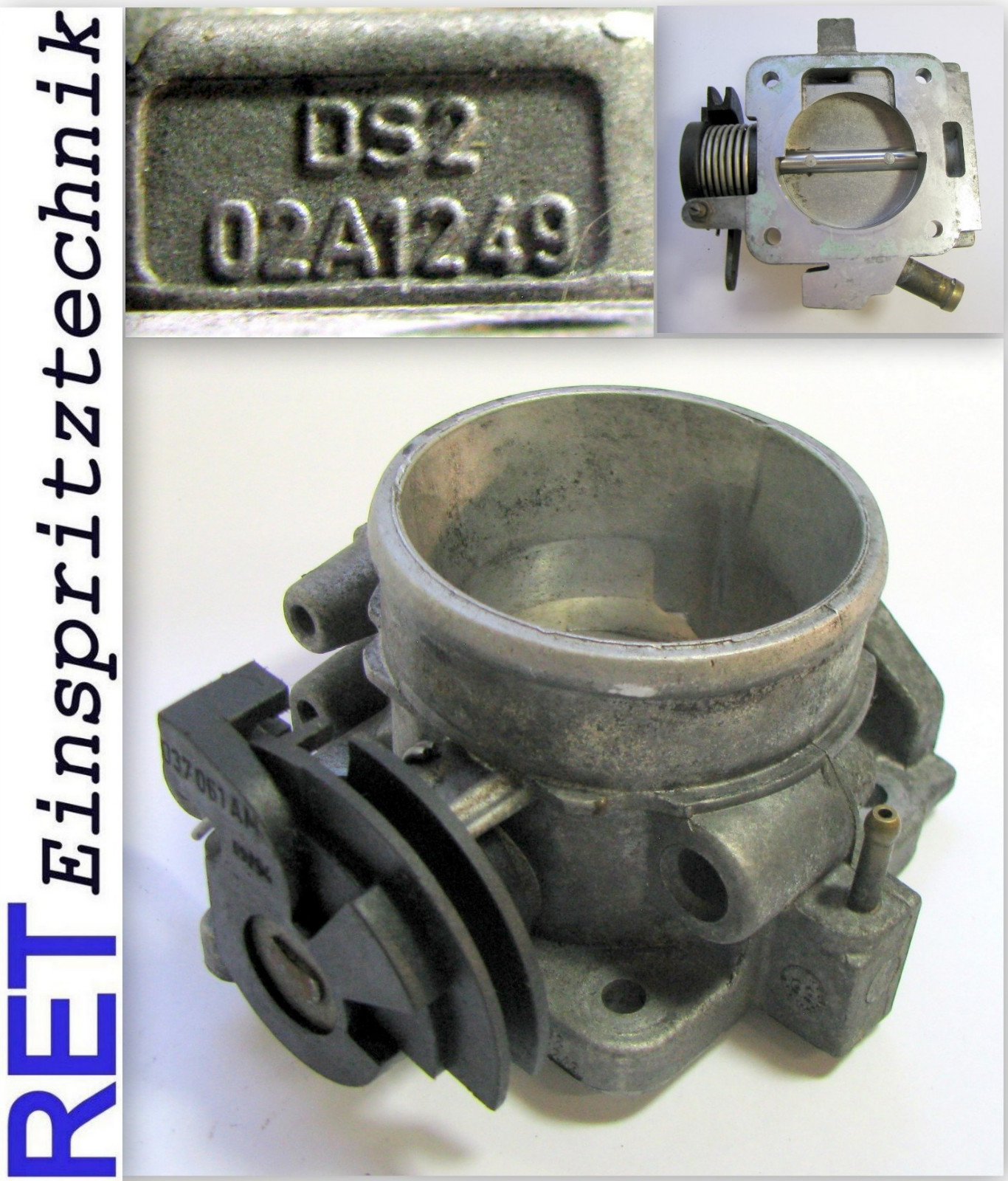 Drosselklappe VDO DS202A1249 VW Passat 35 i 2,0 ultrschallgereinigt