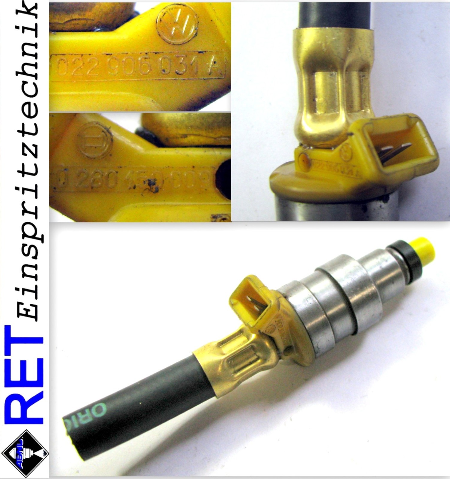 Einspritzdüse BOSCH 0280150009 PORSCHE 914 VW 412 022906031A generalüberholt