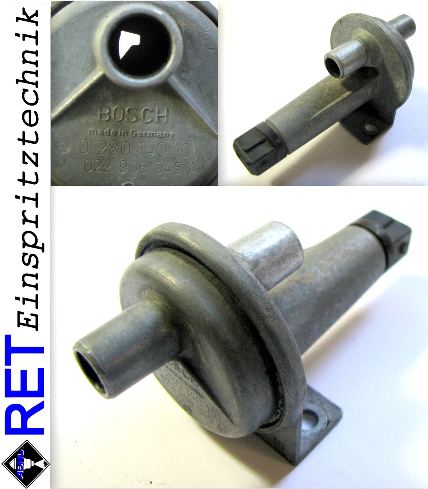 Zusatzluftschieber BOSCH 0280140101 VW Käfer USA 022906045A original