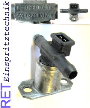 Kaltstartventil BOSCH 0280170018 VW Porsche 914 022906171A gereinigt & geprüft